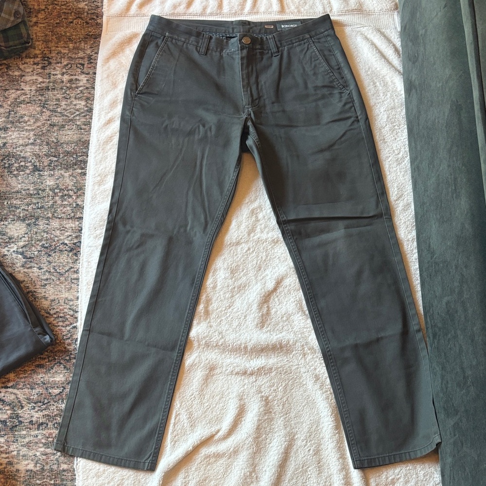 Bonobos Charcoal Chinos for Men